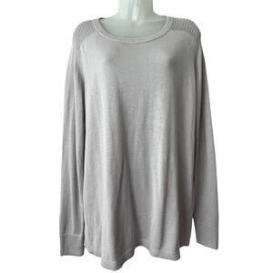 Lululemon Back to Balance LS Sweater Cashlu in Iced Iris Size 10 NWOT